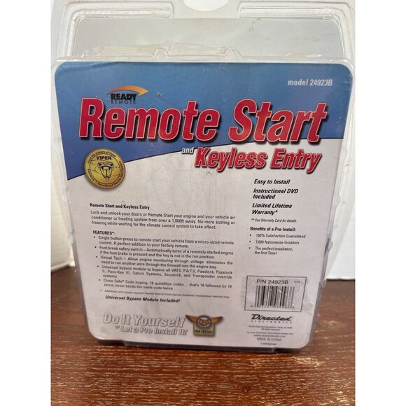 Ready Remote Start & Keyless Entry System With Instructional DVD Z3 - Picture 2 of 3